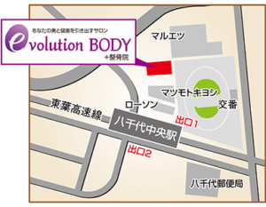 エボリューションボディ　場所