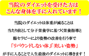 ダイエットのこんな体になります
