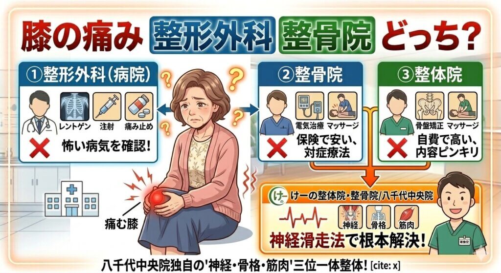 整骨院、整形外科どっち？