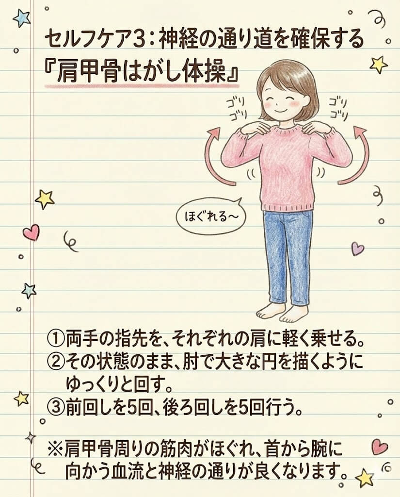 肩甲骨はがし体操　八千代市の整体師がおすすめ