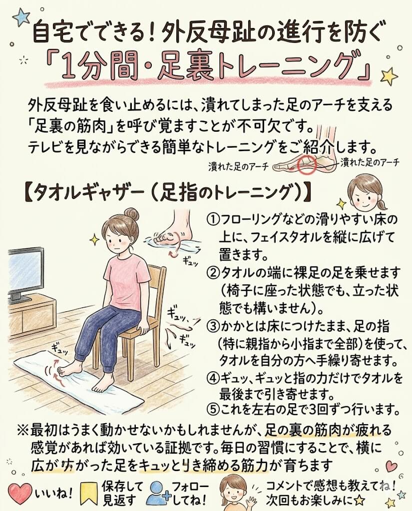 外反母趾のセルフケア