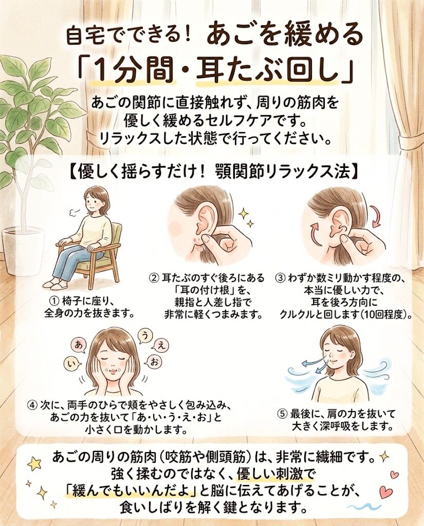 八千代市の整体、顎関節のセルフケア