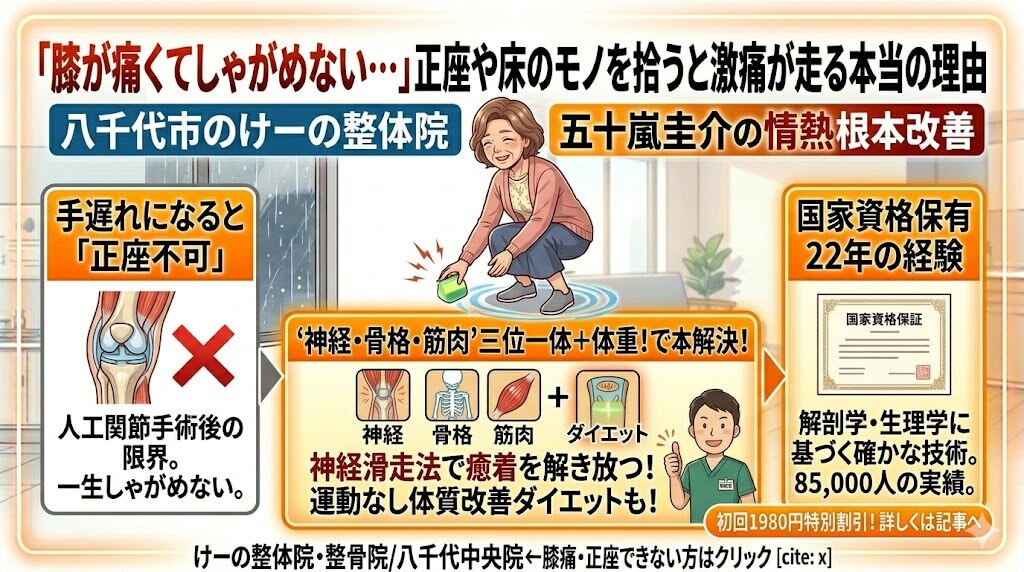 八千代市の膝の痛みの整体